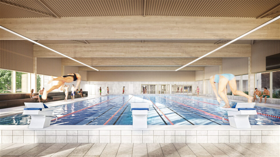 Open middag nieuwe zwembad