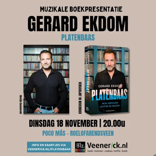Muzikale boekpresentatie met Gerard Ekdom