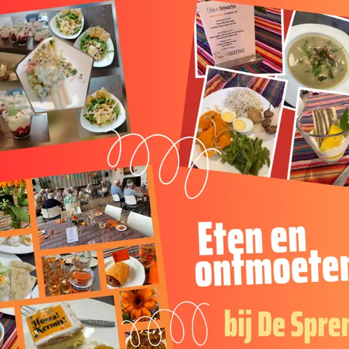 Eten bij de Kookgroepen in de Spreng