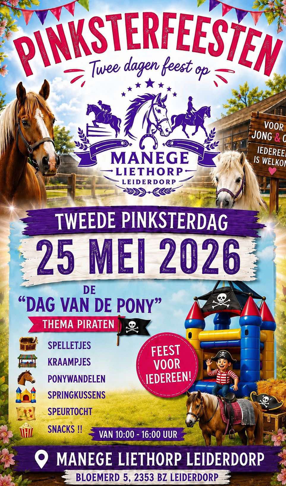 Pinksterfeesten bij Manege Liethorp