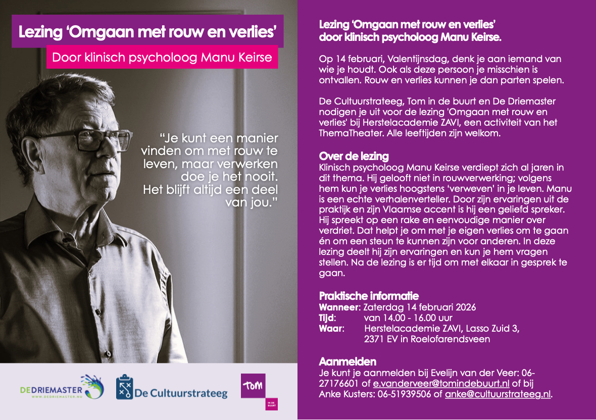 Omgaan met rouw en verlies door Manu Keirse