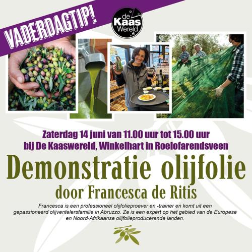 Demonstratie olijfolie