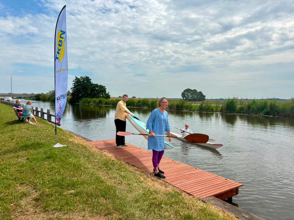Nieuwe kanosteiger geopend in Leimuiden