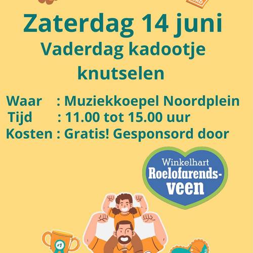 Vaderdagcadeautje knutselen