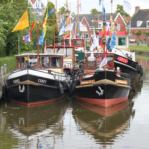 Aanbrengtocht historische schepen