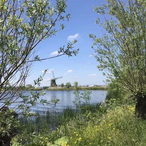 Windmühlen, Wasser und See Wanderroute  